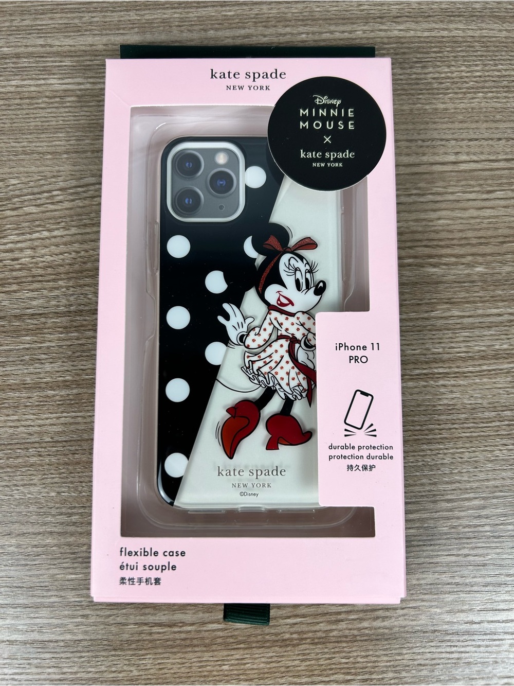 Kate Spade Minnie Mouse Black White Red iPhone 11 Pro Case